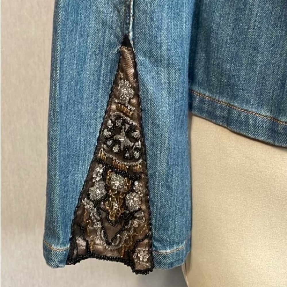 Berek by takako Sakon designer denim jacket , size large. - Picture 8 of 13